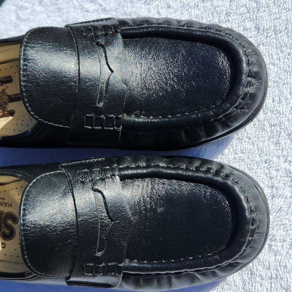 SAS Women's Classic Loafer Comfort Shoes Sz 7 Black Leather Supportive Slip On - Picture 7 of 7
